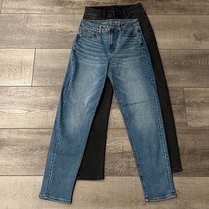 High Waisted Stretch Mom Jeans | American Eagle